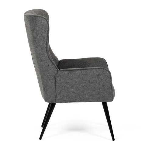 Relaxačné kreslo 315 GREY2, tmavosivá