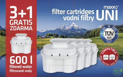 Maxxo UNI vodni filtri 3 + 1