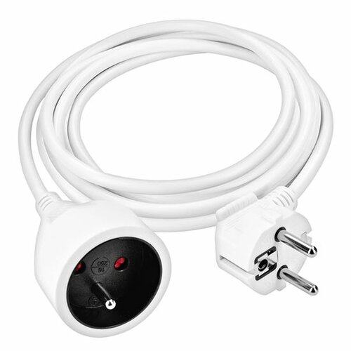 Solight PS03 Prodlužovací kabel bílá, 3 m