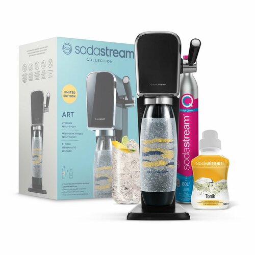 Sodastream Art Black Tonic Megapack aparat za pripravo peneče vode