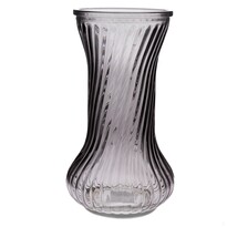 Скляна ваза Vivian, чорна, 10 x 21 см