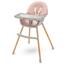 Baby Mix Freja wooden etetőszék, rózsaszín