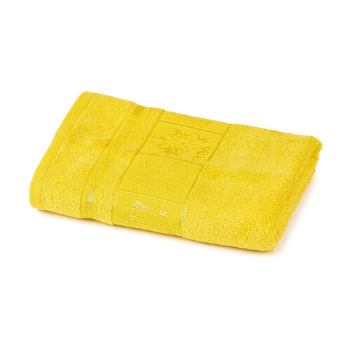4Home Ręcznik Bamboo Premium żółty, 50 x 100 cm