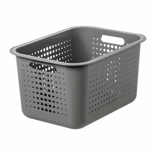 SmartStore Kosz do przechowywania Modern, szary, 37 x 28 x 20 cm