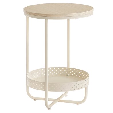 Beistelltisch E1015 CRM, Cremefarben