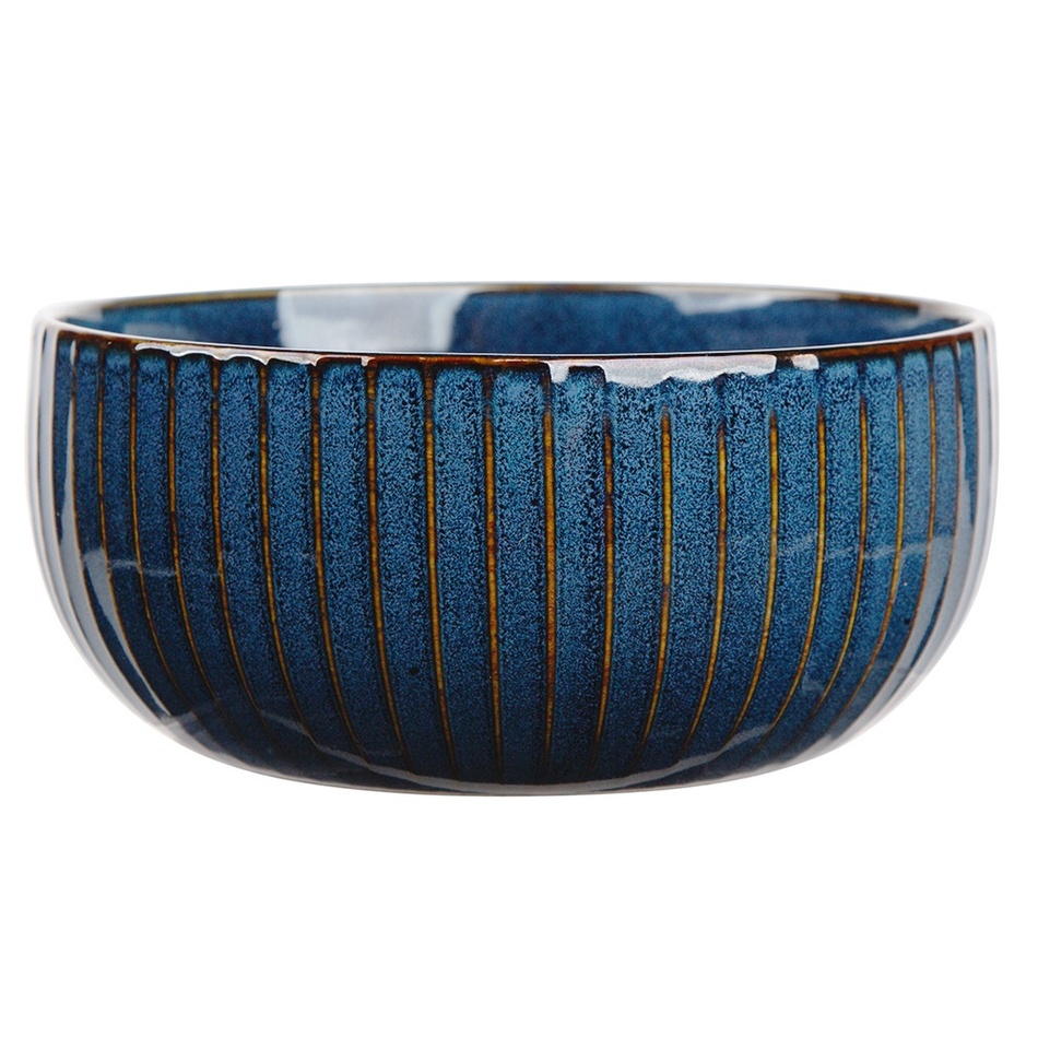 Fotografie Altom Porcelánová miska Reactive Stripes modrá, 15 cm
