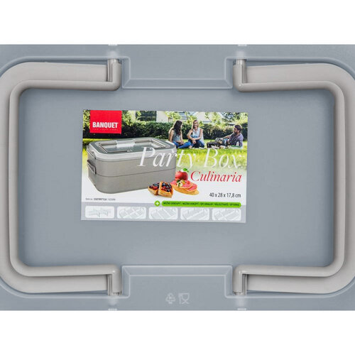 Banquet Пластиковий контейнер Culinaria 40 x 28 x 17,8 см, хакі