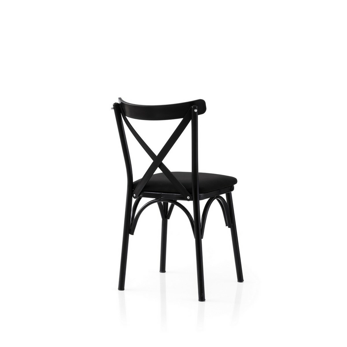 Súprava jedálenských stoličiek Ekol Black and Black, 2 ks