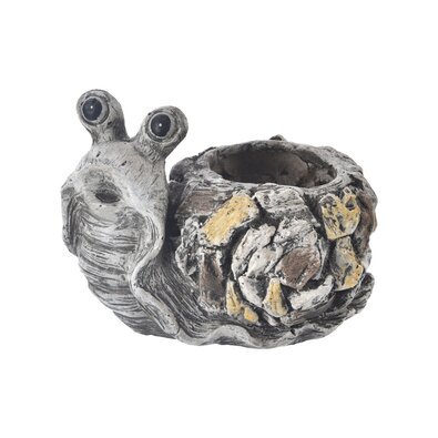 InDecor Ebi csiga kerámia virágtartó, 30 x 23 x 23 cm