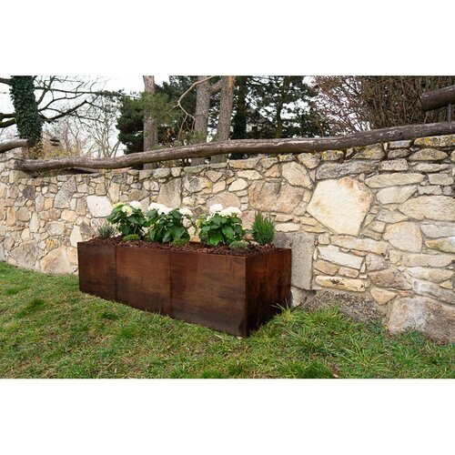 Alto Vyvýšený záhon 69 x 204 x 52 cm, corten CORGARDEN 1011
