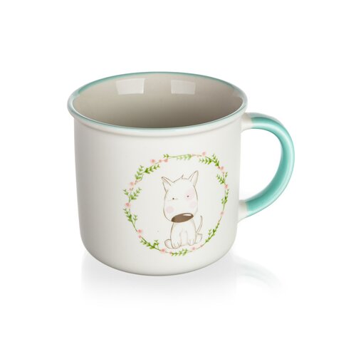 Banquet 4-delni set keramických skodelic PUPPY,400 ml