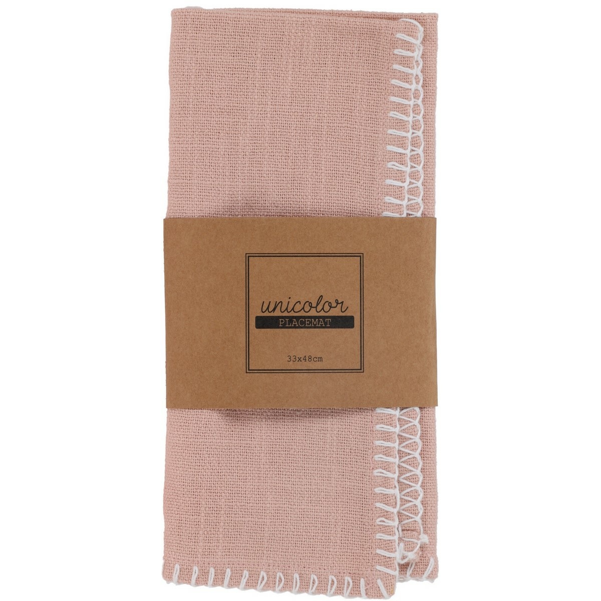 Set suporturi de farfurii roz, 48 x 33 cm