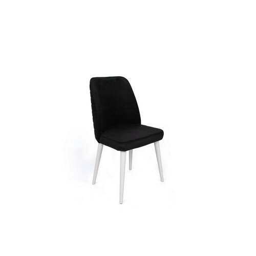 Set de scaune de sufragerie Tutku Black and White,2 buc.