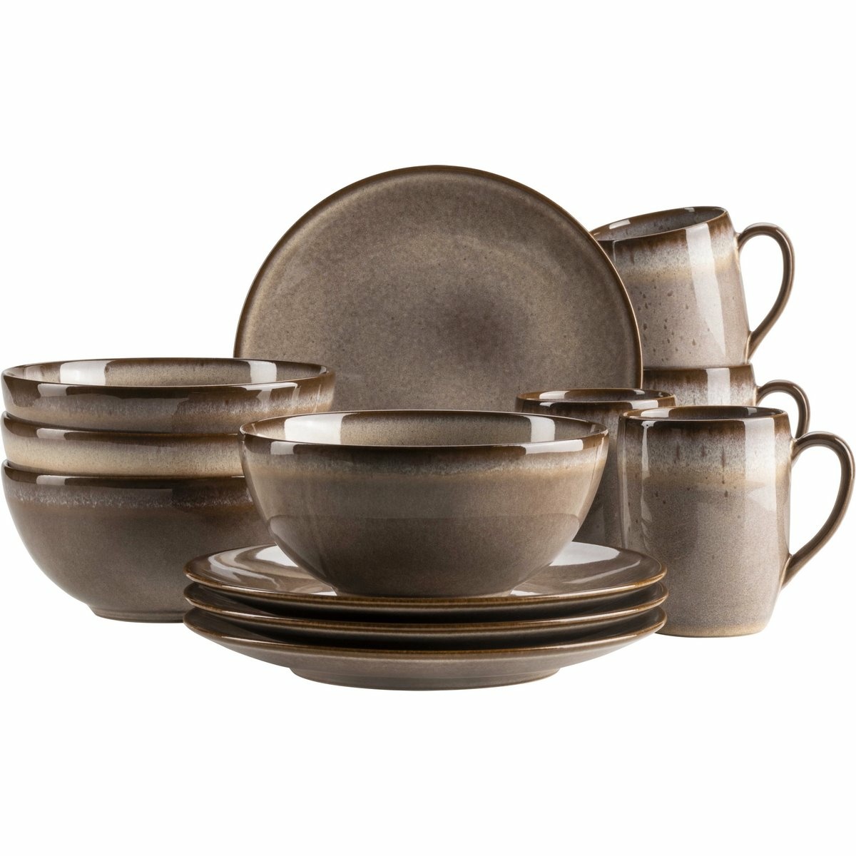 Mäser Súprava riadu na raňajky 12 ks SMOKY'S – hnedá