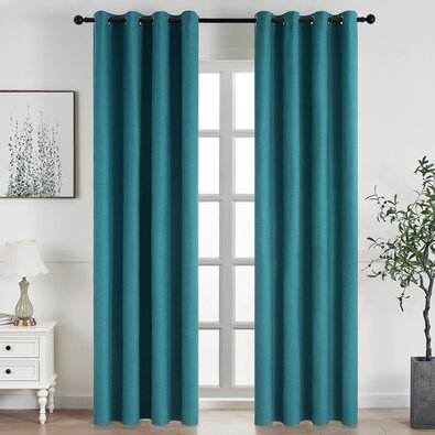 4Home Verdunkelungsvorhang Monaco Blau, 150 x 250 cm