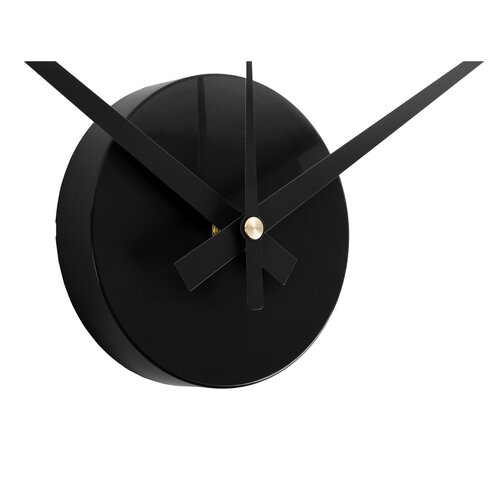Karlsson 6001BK design öntapadó óra, fekete,átmérő 40 cm