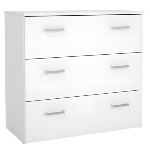 Komoda GARBO 3, bílá