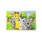Rappa Puzzle din lemn animale, 8 piese