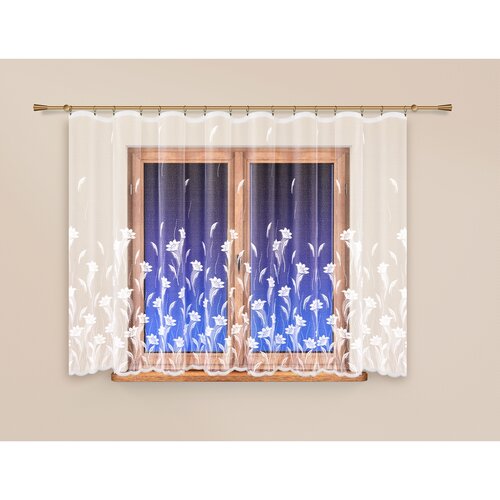 4Home Zavesa Flowers garden ravna, 250 x 120 cm