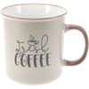 Coffee kőagyag bögre fehér, 710 m