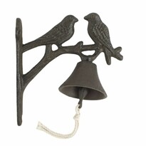 Dzwonek żeliwny Ptaszki, 18,5 cm