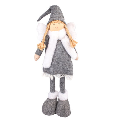 Textile Christmas angel, 60 cm, standing