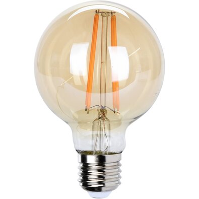 LED Žárovka s uhlíkovým vláknem E27, 12 cm