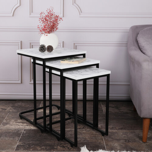 Stolik do odkładania Metal Zigon, 3 szt.