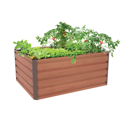 Patură înălțată G21 Daisy 120 x 90 x 52 cm, dintablă, maro