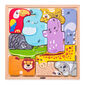 Woody Puzzle na deski Živali