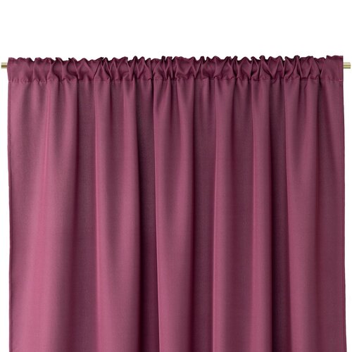 Restilo Штора Oxford Pleat сливовий, 140 x 250 см