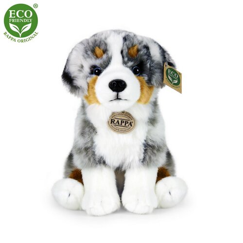 Rappa Plush Австралійська вівчарка сидяча, 30 смЕКО-ДРУЖНІЙ