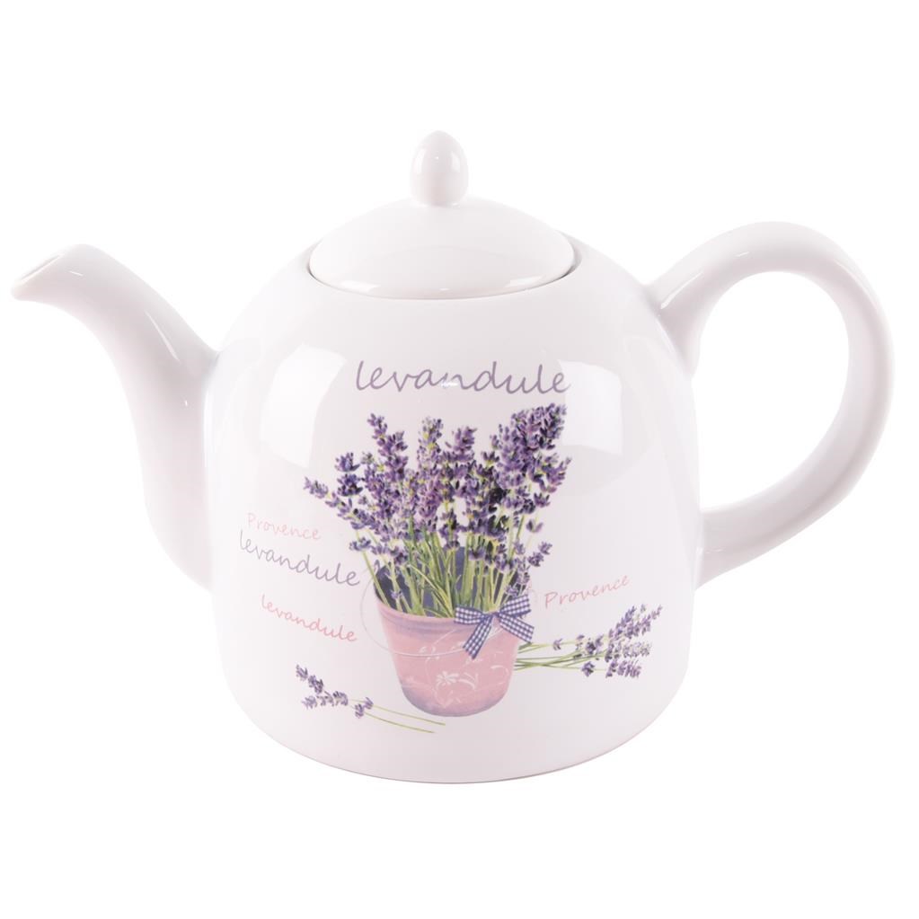 Orion Porcelánová kanvica Levanduľa, 1,8 l
