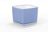 Doniczka osłonka plastikowa Cube 200, niebieska