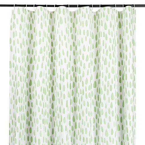 Sprchový záves Romance zelená, 180 x 180 cm