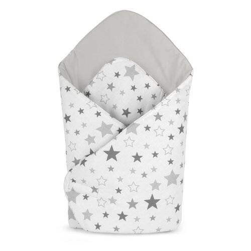 Bellatex Rożek dziecięcy Gwiazdy szary, 75 x 75 cm