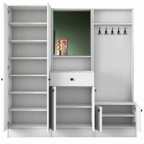 Set de mobilier pentru hol Mio White I