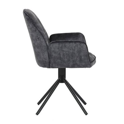 Set de scaune de sufragerie HC-511 BK4, 2 buc.