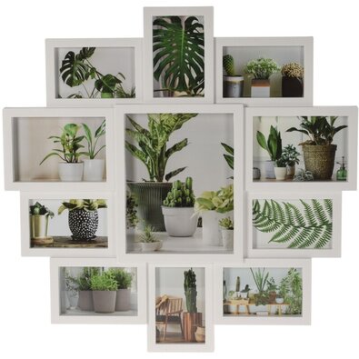 Hängefotorahmen London, 45,5 x 45,5 x 2,5 cmweiß  ,