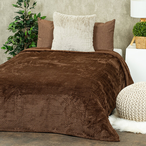 Matex Покривало для ліжка Монтана коричневий, 170 x 210 см