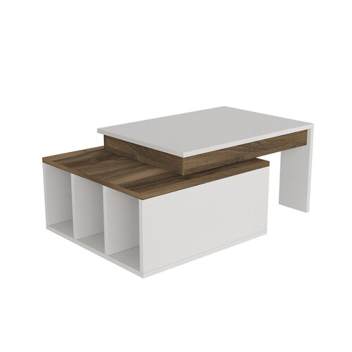 Măsuță de cafea Kolarado White Walnut