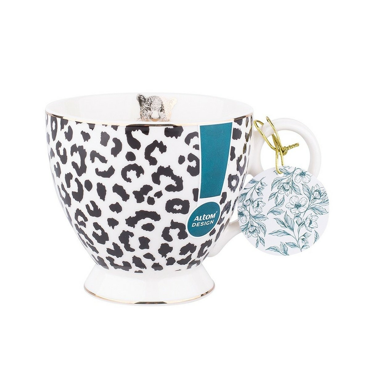 Obrázok Altom Porcelánový jumbo hrnček 430 ml, Leopard