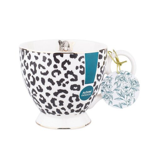 Altom Porcelánový jumbo hrnek 430 ml, Leopard