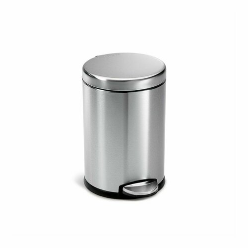 Simplehuman pedálos kerek kosár, 4,5 l, rozsdamentes acél