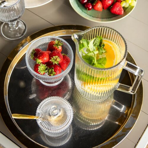 Altom Stekleni kozarec za sladoled Selena, 310 ml,komplet 6 kosov