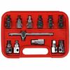 Sixtol Komplet za izpust olja MECHANIC OIL DRAINSET 12, Hex + štirikotni, 12 kosov