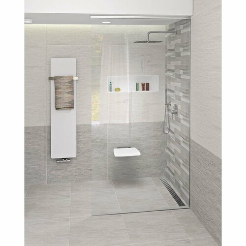 POLYSAN 1301-82 Vstavna polica za oblogo, 81 x 27cm, lit marmor, bela
