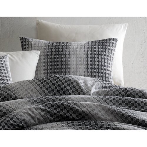 BedTex Bombažno posteljnino Oberon siva, 220 x 200cm, 2 kos 70 x 90 cm