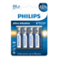 Philips AA baterije 1,5 V Ultra Alkaline, 8 kos