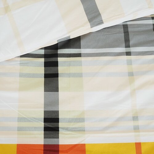 B.E.S. Petrovice Krepové posteljnina Top ClassOrange kube, 140 x 200 cm, 70 x 90 cm